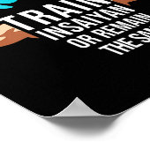 Poster Train Insaiyan Ou Restez Le Même Anime Gym Bodybu (Coin)