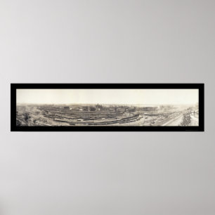 Poster Train Kansas City Photo 1909