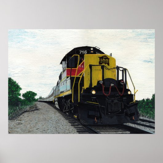 Poster Train Locomotive Midwest (Devant)
