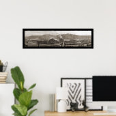 Poster Train Lynchburg VA Photo 1909 (Bureau à domicile)