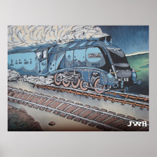 Poster Train Mallard