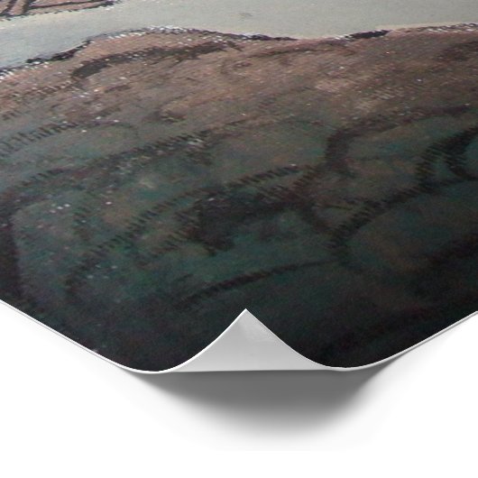 Poster Train Mallard (Coin)