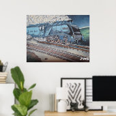 Poster Train Mallard (Bureau à domicile)