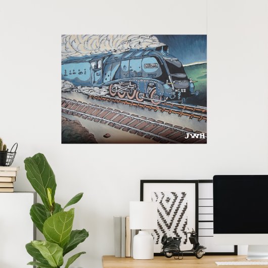 Poster Train Mallard (Bureau à domicile)