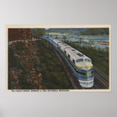 Poster Train- Rationalisation à travers Potomac (Devant)