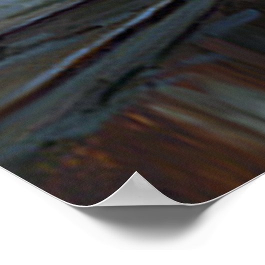 Poster Train reflété (Coin)