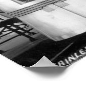 Poster Train simplifié ZepherStainless Steel (Coin)