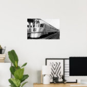 Poster Train simplifié ZepherStainless Steel (Bureau à domicile)