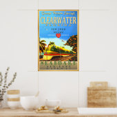 Poster Train spécial Fleur d'Oranger Clearwater Floride (Cuisine)