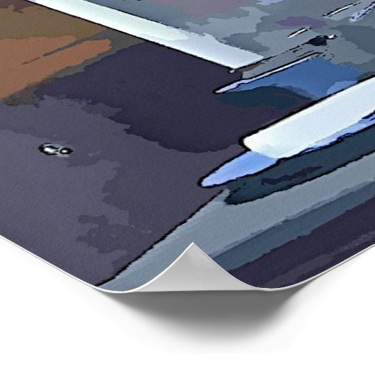 POSTER TRAIN STATIONS (Coin)