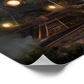 Poster Train Steampunk (Coin)