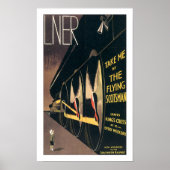 Poster Train Sud Vintage voyage (Devant)