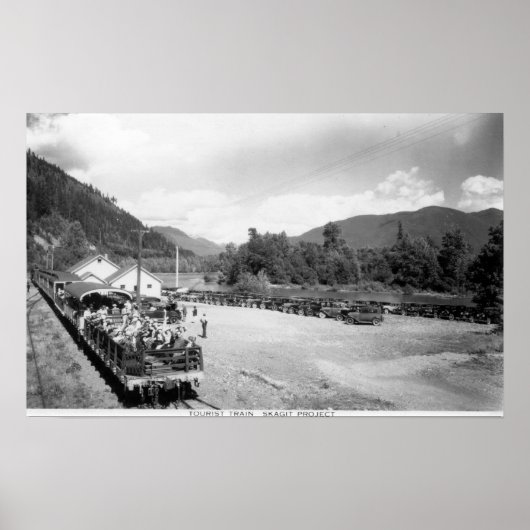 Poster Train touristique du projet Skagit (Devant)