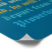 Poster Train Up A Child In The Way He Should Go  (Coin)