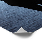 Poster Train vintage et équipage (Coin)