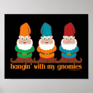 Poster Trainaille avec mes gnomes