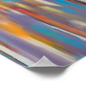 Poster Traînées de peinture colorées  (Coin)