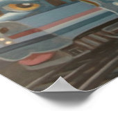 Poster Trains à Boston Yard (Coin)