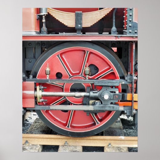 POSTER TRAINS À VAPEUR (Devant)