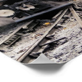 POSTER TRAINS À VAPEUR (Coin)