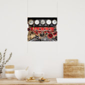 POSTER TRAINS À VAPEUR (Cuisine)