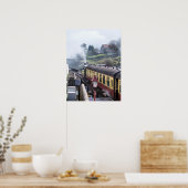 POSTER TRAINS À VAPEUR (Cuisine)