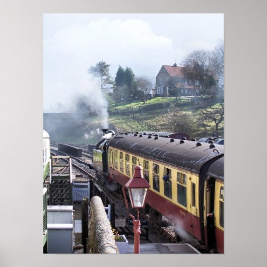 POSTER TRAINS À VAPEUR (Devant)