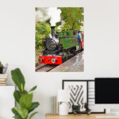 POSTER TRAINS À VAPEUR (Bureau à domicile)