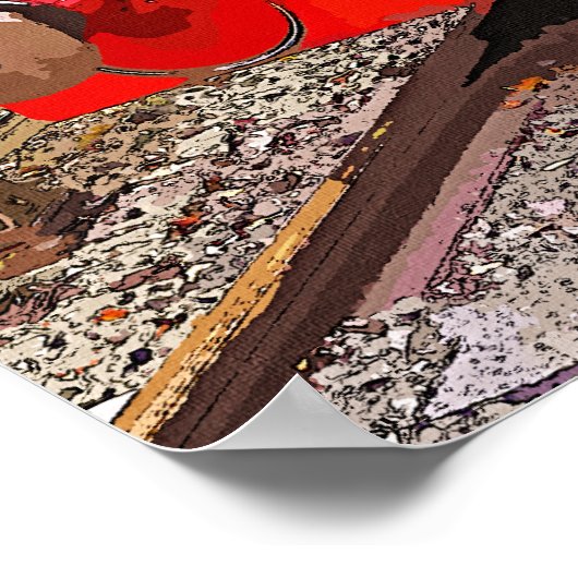 POSTER TRAINS À VAPEUR (Coin)