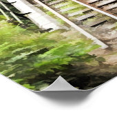 POSTER TRAINS À VAPEUR (Coin)