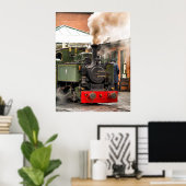 POSTER TRAINS À VAPEUR (Bureau à domicile)