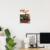 POSTER TRAINS À VAPEUR (Bureau à domicile)