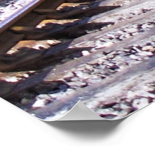 POSTER TRAINS À VAPEUR (Coin)