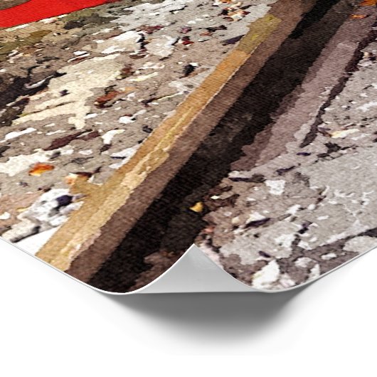 POSTER TRAINS À VAPEUR (Coin)