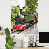 POSTER TRAINS À VAPEUR (Bureau à domicile)