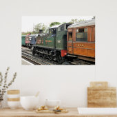 POSTER TRAINS À VAPEUR (Cuisine)