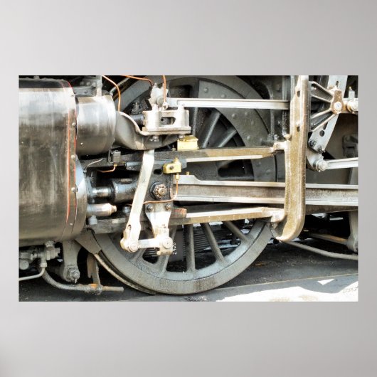 POSTER TRAINS À VAPEUR (Devant)