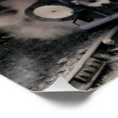 POSTER TRAINS À VAPEUR (Coin)