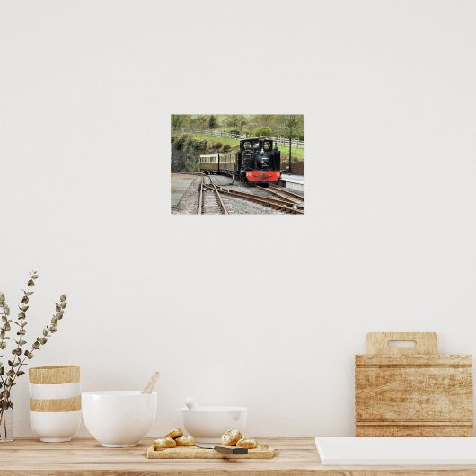 POSTER TRAINS À VAPEUR (Cuisine)