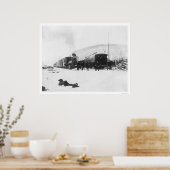 Poster Trains & Chiens Alaska 1916 (Cuisine)