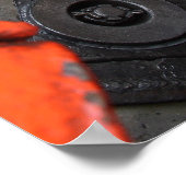 Poster Trains ferroviaires sur rails (Coin)