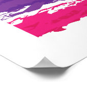 Poster trait arc-en-ciel du minnesota (Coin)