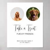Poster Traite de chien moderne Mariage simple animal de c (Devant)