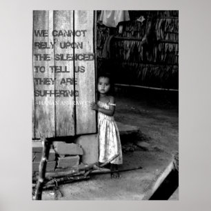 Poster Traite des êtres humains : Silencieux