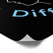 Poster Traitement artistique de l'infini différemment dan (Coin)