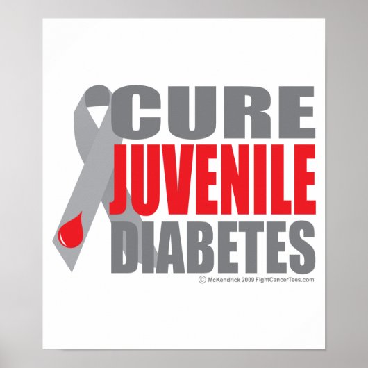 Poster Traiter le diabète juvénile (Devant)