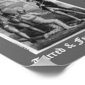 Poster Traiteur taré et plumes (Coin)