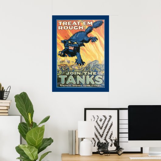 Poster Traitez-les Rough - Rejoignez les réservoirs (Bureau à domicile)