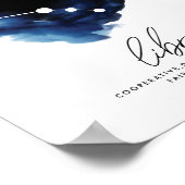 Poster Traits de caractères de la constellation de la bib (Coin)