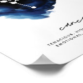 Poster Traits de caractères de la constellation du cancer (Coin)